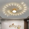 Lámpara Fireworks Led, 28W+4W, Ø105cm, CCT, gold + mando