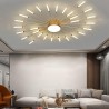Lámpara Fireworks Led, 28W+4W, Ø105cm, CCT, gold + mando