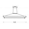 Lámpara colgante led TUBE, 63W