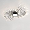 Lámpara Fireworks Led, 42W+8W, Ø128cm, CCT, antracita + mando