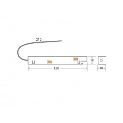 MAGNETIC TRACK Conector a red