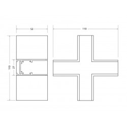 MAGNETIC TRACK superficie Conector X