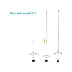 Lámpara de pie Miboxer, 12W, RGB+CCT, WiFI+Bluetooth+2.4G