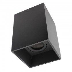 Foco LED Carril Trifásico Negro PROLUX Rail Housing Square 135