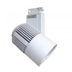 Foco carril Monofásico CRONOLUX chip CREE led, blanco 35W, PINK Carnes/Frutas