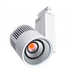 Foco carril Monofásico CRONOLUX chip CREE led, blanco 35W, PINK Carnes/Frutas