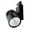 Foco carril Monofásico CRONOLUX Chip CREE led,, negro, 35W