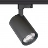Foco carril Monofásico CRONOLUX chip CREE led, negro 30W, PINK Carnes/Frutas