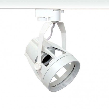 Foco LED RAIL DOKOS Housing E27 blanco carril Trifásico