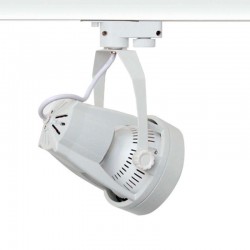 Foco LED RAIL DOKOS Housing E27 blanco carril Trifásico