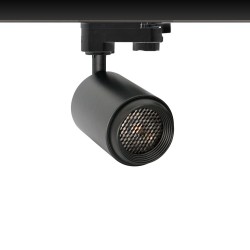 Foco carril Monofásico mini CRONOLUX RAIL LED negro 12W, CRI90