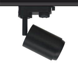 Foco carril Monofásico mini CRONOLUX RAIL LED negro 12W, CRI90