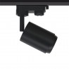 Foco carril Monofásico mini CRONOLUX RAIL LED negro 12W, CRI90