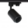Foco carril Monofásico mini CRONOLUX RAIL LED negro 12W, CRI90