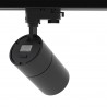 Foco carril Monofásico PIKE RAIL LED negro 30W, CCT, Triac regulable