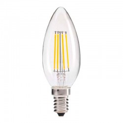 Bombilla Vela filamento Led E14 COB 4W