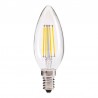 Bombilla Vela filamento Led E14 COB 4W
