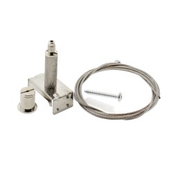 Colgante para carril monofásico, 2m, blanco