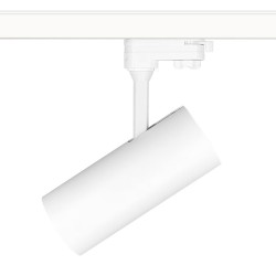 Foco carril Monofásico PROLUX 25W, blanco, CRI 90