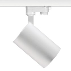 Foco carril Monofásico CRONOLUX chip CREE led, blanco 30W, PINK Carnes/Frutas