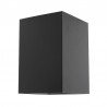 Foco de carril negro PROLUX Reail Housing Square 110