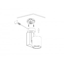 Foco Superficie 12W PROLUX  Chip Led CREE, driver Tridonic