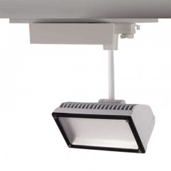 Foco carril Trifásico CRONOLUX RAIL LED 38W, pescaderías