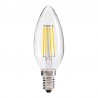 Pack 10 x Bombilla Filamento LED Vela E14 COB 4W
