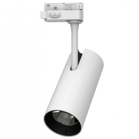Foco Carril Trifásico 33W PROLUX RAIL Chip Led CREE, driver Tridonic