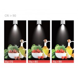 Foco Carril Trifásico 33W PROLUX RAIL Chip Led CREE, driver Tridonic