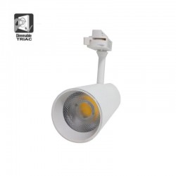 Foco carril Monofásico ZOLTAR, 30W, negro