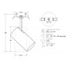 HOTEL SPOT LED Ø90, 33W, CRI90 Profesional