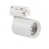 Foco carril Trifásico PIKE RAIL LED blanco 10W, 5-CCT, Triac regulable