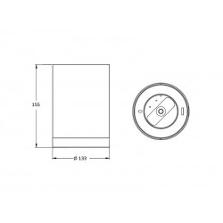 Aplique de techo LED FADO chipled CREE 20W