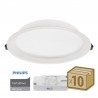 Pack 10 x Downlight BOL, 44W, Certadrive, CCT ajustable, CRI90, UGR17