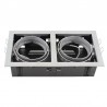 Housing para Downlight Led, KARDAN TOR, 2 focos