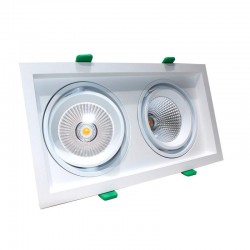 Downlight Led, KARDAN, 2 focos, 60W