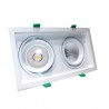 Downlight Led, KARDAN, 2 focos, 60W