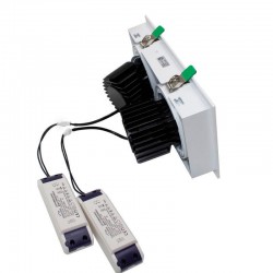 Downlight Led, KARDAN, 2 focos, 60W