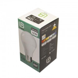 Bombilla LED E27, 12W