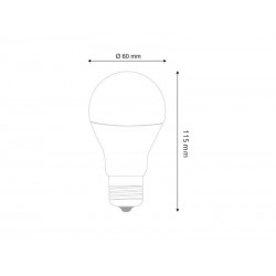 Bombilla LED E27, 12W