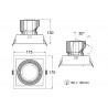 Downlight Led, KARDAN, 1 foco, 30W