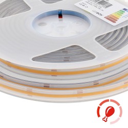 Tira LED Monocolor COB, DC24V, 5m (512Led/m), 60W, IP67, Carnes y frutas