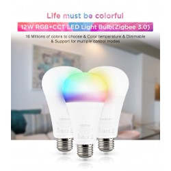 Bombilla E27 LED 12W, RGB+CCT (ZigBee)