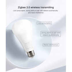 Bombilla E27 LED 12W, RGB+CCT (ZigBee)