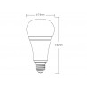 Bombilla E27 LED 12W, RGB+CCT (ZigBee)