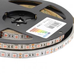 Tira LED SMD5050, DC12V, 5m (60 Led/m), ROSA - IP20