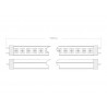 Tubo LED T8 especial Carnicerias, 22W, 150cm