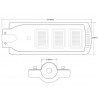 Farola LED Solar URBAN 90W, 3,2V / 10000mAH