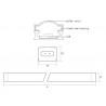 Barra LED Profresh, 13W, 86cm, Pescadería